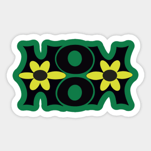 Mom Wow - punny mother quotes Sticker